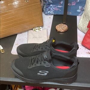 Skechers Black Athletic Shoes Sz 9